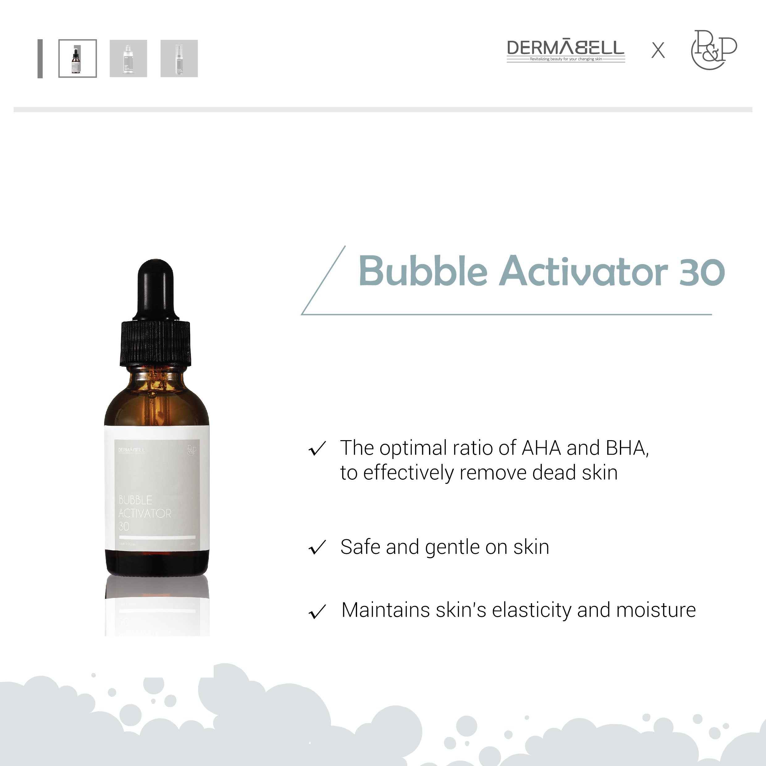 Bubble Peel Therapy Set Dermabell Therapy by DERMABELL PRO THERAPY. Kbeauty. Skincare. Cosmeceutical. Cosmetics. Singapore. Malaysia. Dermatologist. 