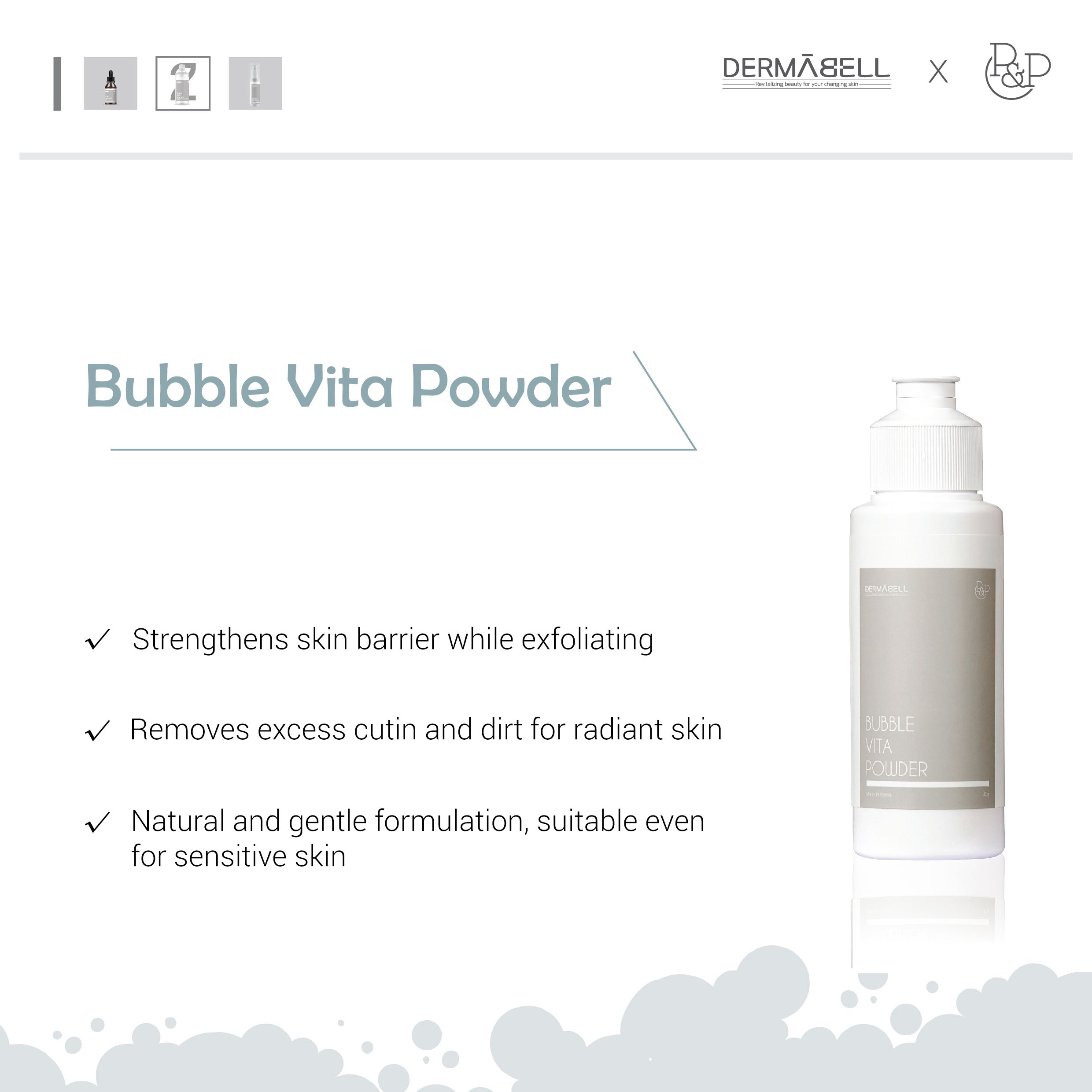 Bubble Peel Therapy Set Dermabell Therapy by DERMABELL PRO THERAPY. Kbeauty. Skincare. Cosmeceutical. Cosmetics. Singapore. Malaysia. Dermatologist. 