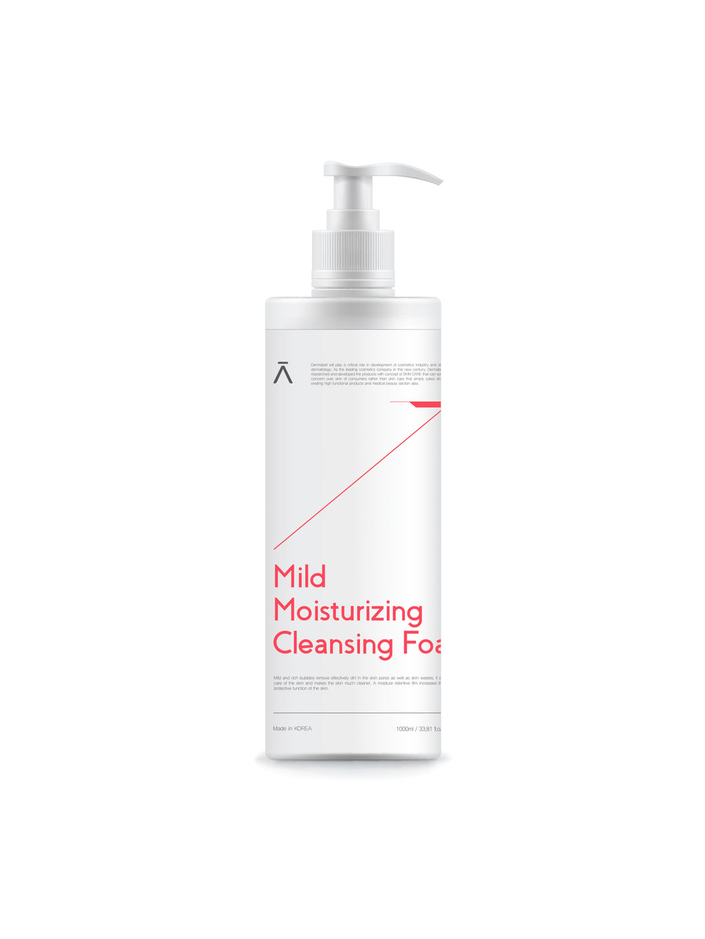 Mild Moisturizing Cleansing Foam (Soft & Moist Facial Foam) Cleanser by DERMABELL PRO